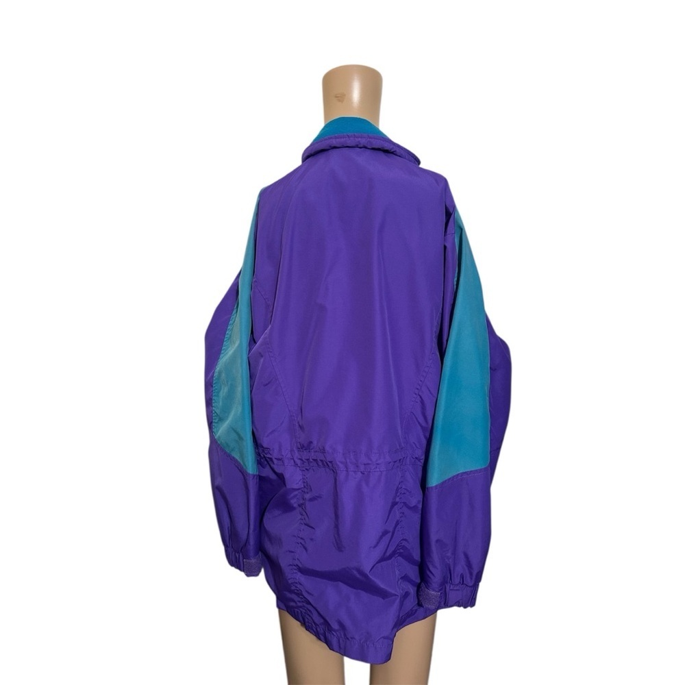 Columbia vintage Women's Vibrant Purple and Teal Ski Jacket - Picture 3 of 6